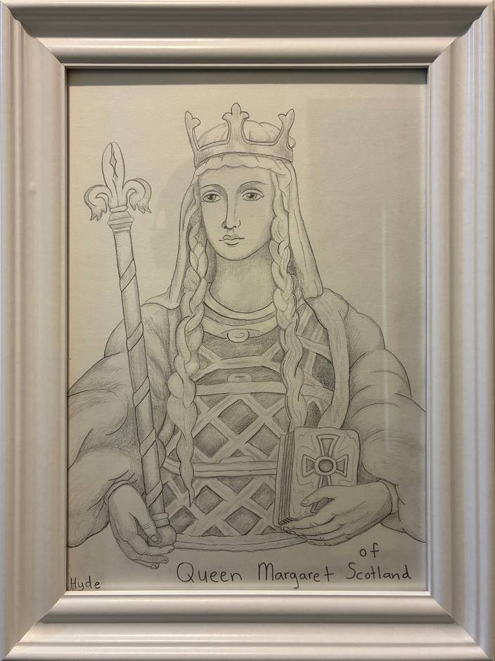 Queen Margaret of Scotland after Douglas Strachan